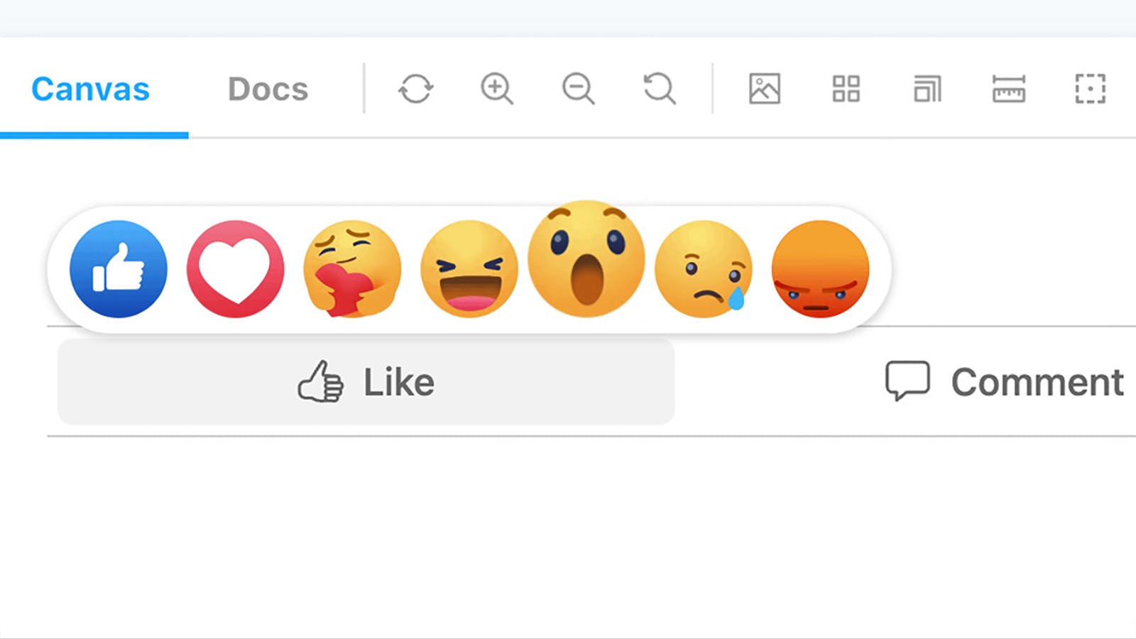 Facebook-Style Animated Reactions