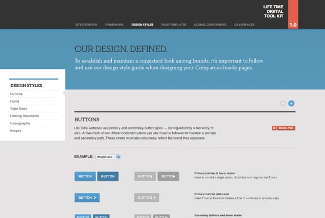 Life Time Fitness: Digital Toolkit & New Website